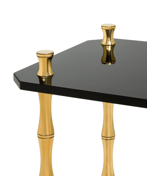 SMALL FREDDIE TABLE - BRASS