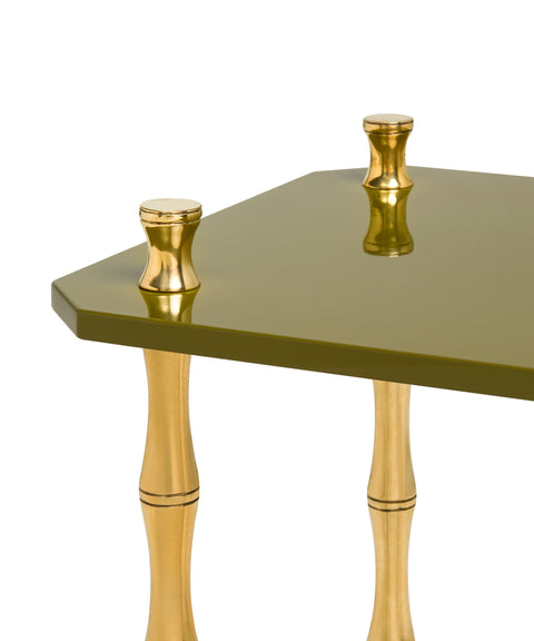 SMALL FREDDIE TABLE - BRASS